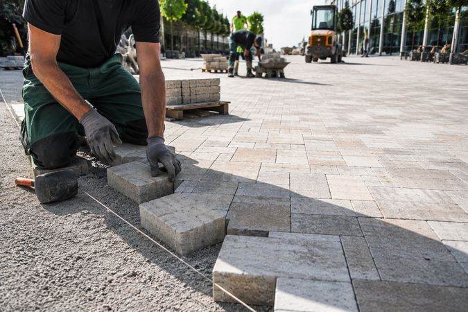 Gewerbliche Pflasterarbeiten